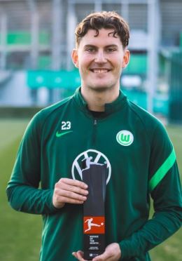 Britt Older Johansen son Jonas Wind has been playing for Wolfsburg since 2022